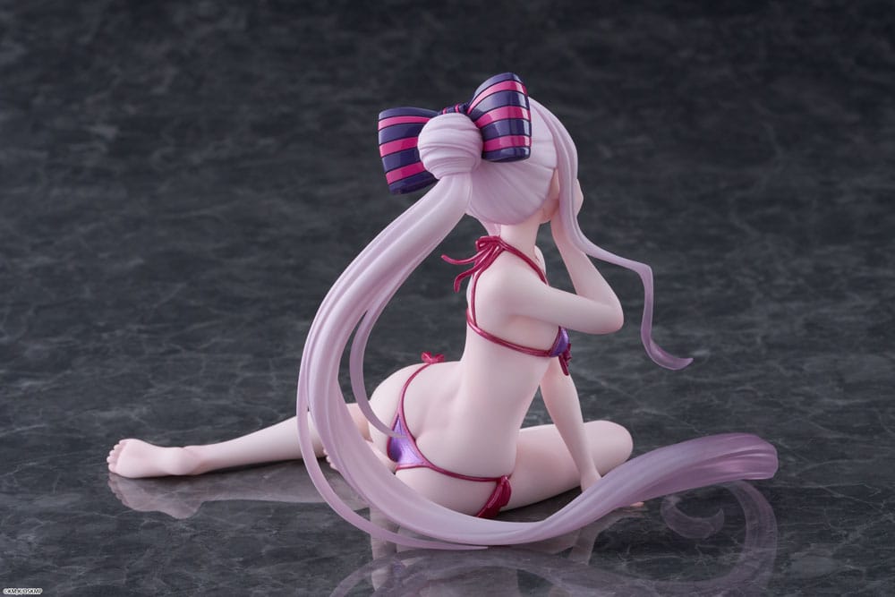IN STOCK Overlord PVC Statue Desktop Cute Figure Shalltear Swimsuit Ver. 13 cm