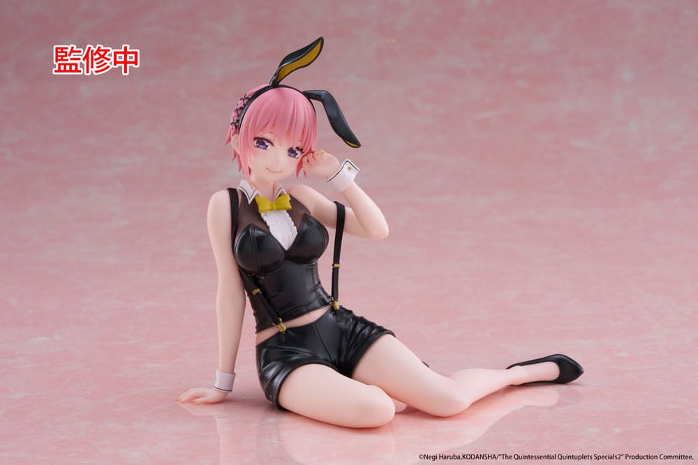 AUF BESTELLUNG The Quintessential Quintuplets 3 PVC-Statue Niedliche Desktop-Figur Ichika Nakano Bunny Ver. 13 cm