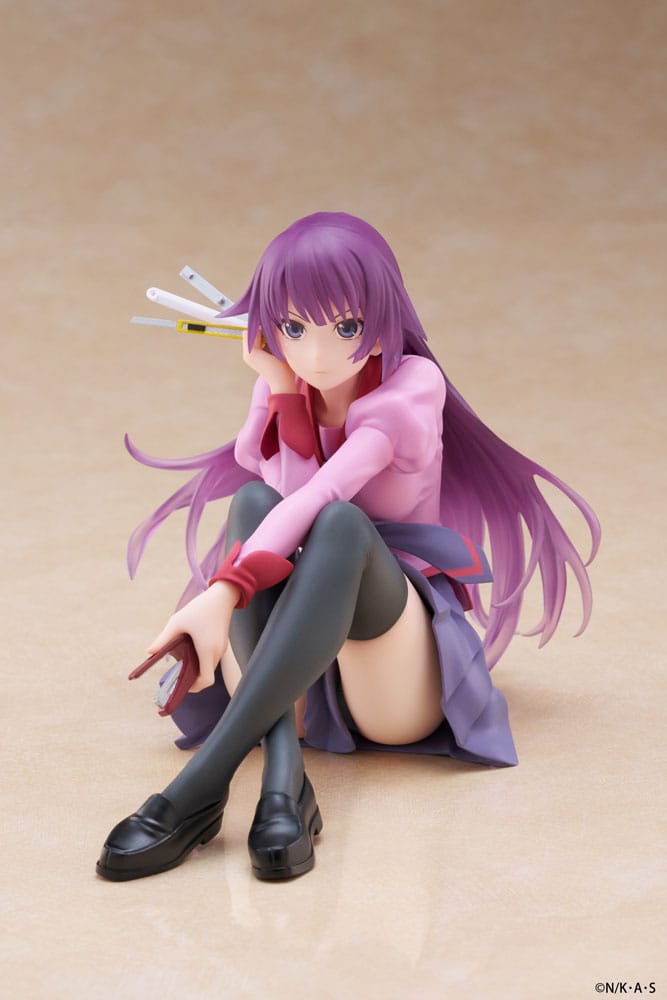 PREORDINE+ 08/2025 Monogatari PVC Statue Desktop Cute Figure Hitagi Senjougahara 13 cm