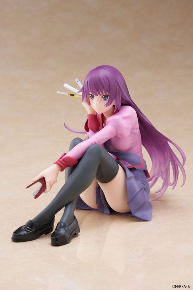 PREORDINE+ 08/2025 Monogatari PVC Statue Desktop Cute Figure Hitagi Senjougahara 13 cm