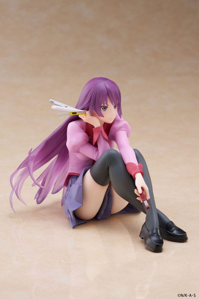 PREORDINE+ 08/2025 Monogatari PVC Statue Desktop Cute Figure Hitagi Senjougahara 13 cm