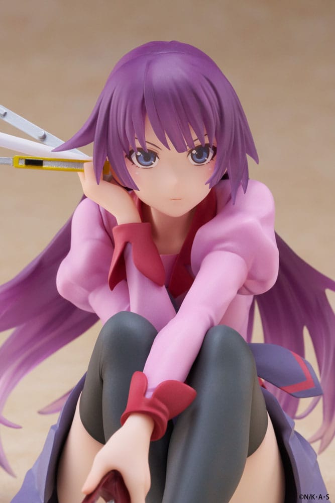 PREORDINE+ 08/2025 Monogatari PVC Statue Desktop Cute Figure Hitagi Senjougahara 13 cm