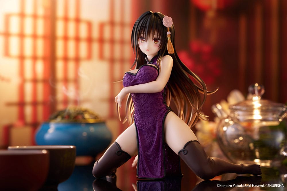PREORDINE+ 10/2025 To Love Ru Darkness Desktop Cute PVC Statue Yui Kotegawa (Chinese Dress Ver.) 13 cm
