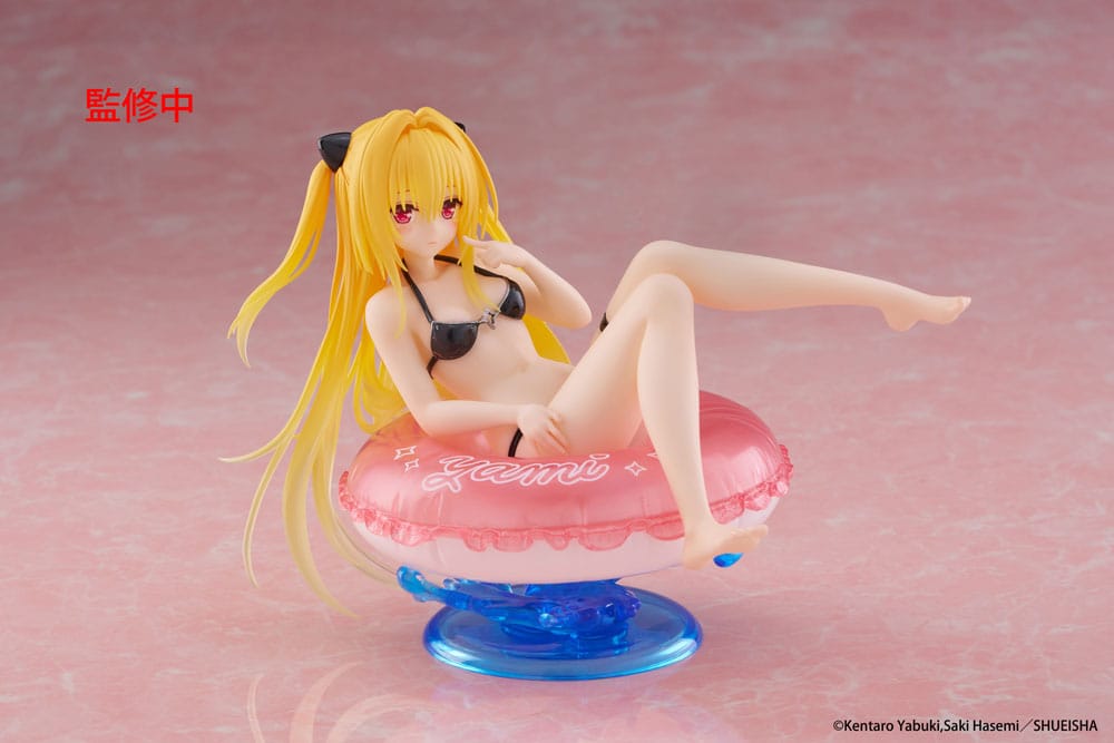 MADE TO ORDER To Love-Ru Darkness Aqua Float Girls PVC Statue Golden Darkness 10 cm