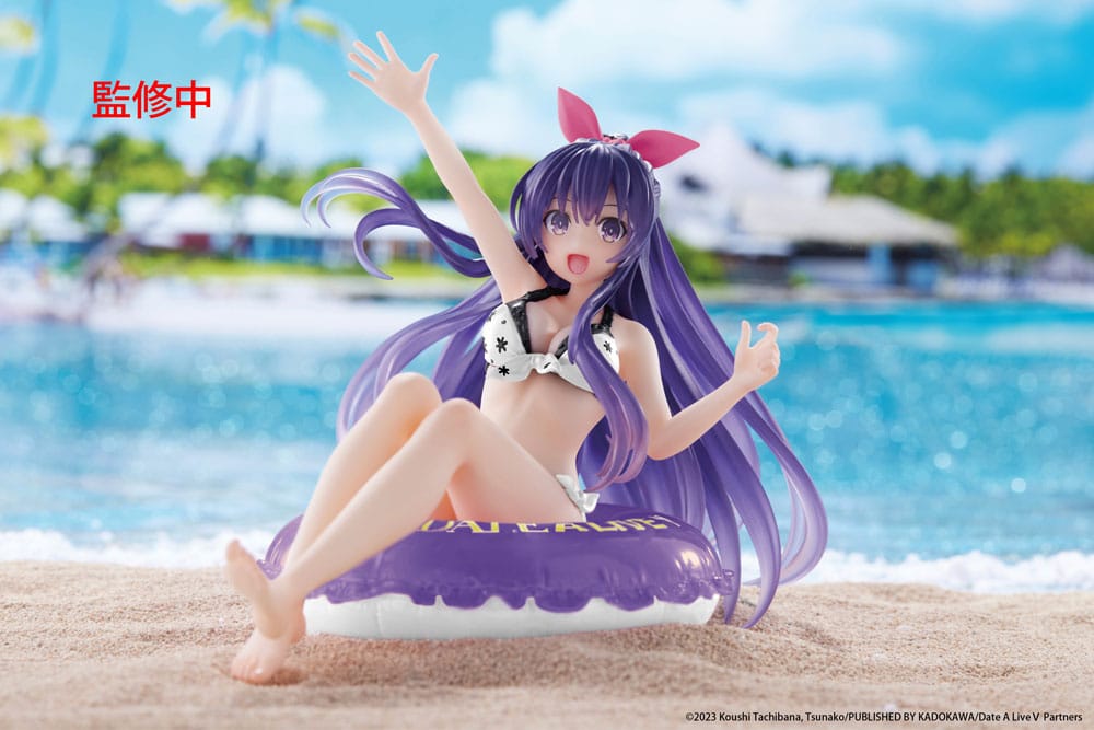 AUF BESTELLUNG GEFERTIGT Date A Live V Aqua Float Girls PVC-Statue Tohka Yatogami Renewal 10 cm