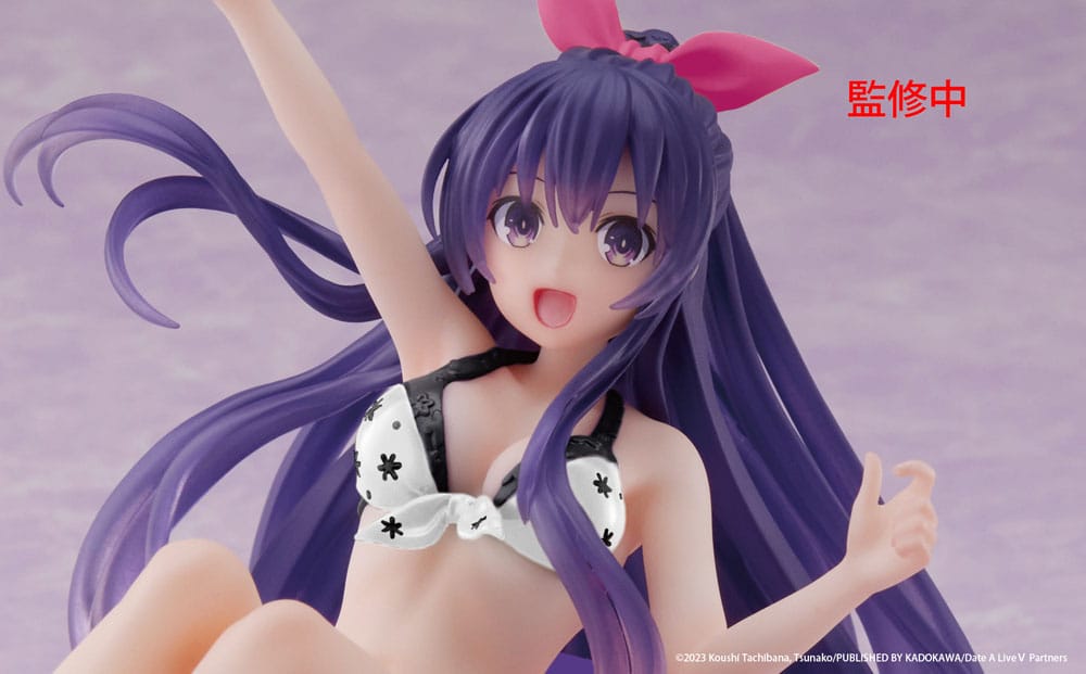 AUF BESTELLUNG GEFERTIGT Date A Live V Aqua Float Girls PVC-Statue Tohka Yatogami Renewal 10 cm