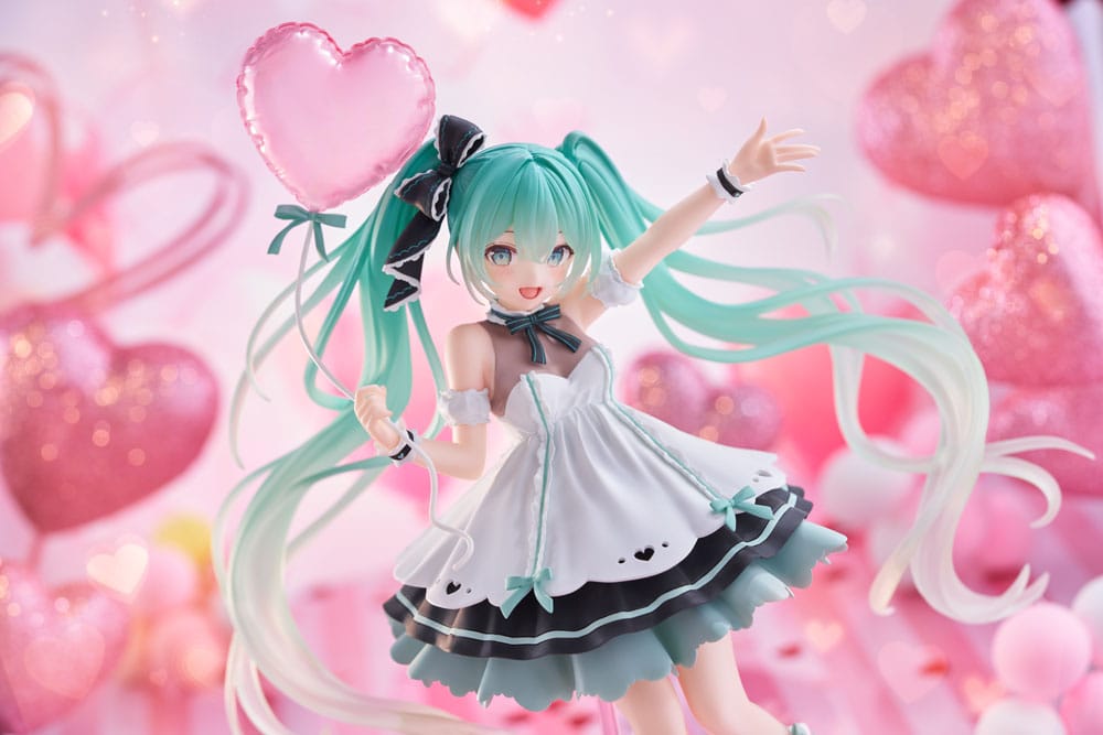 Auf Bestellung gefertigte Hatsune Miku AMP+ PVC-Statue, Hatsune Miku Geburtstagsparty 2025, 21 cm