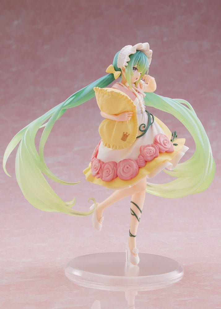 IN STOCK Hatsune Miku PVC Statue Hatsune Miku Wonderland Figure Sleeping Beauty Reissue 18 cm