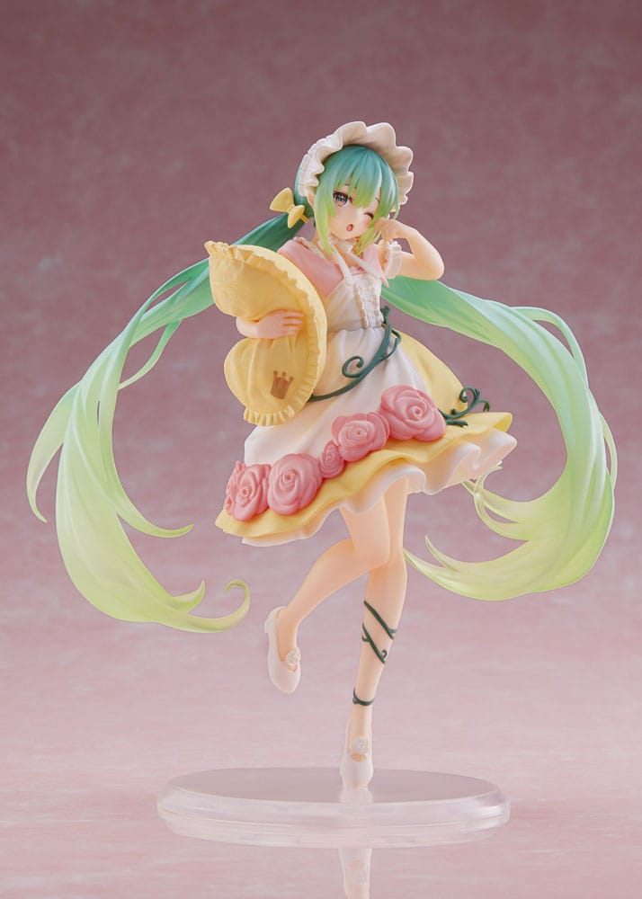 IN STOCK Hatsune Miku PVC Statue Hatsune Miku Wonderland Figure Sleeping Beauty Reissue 18 cm