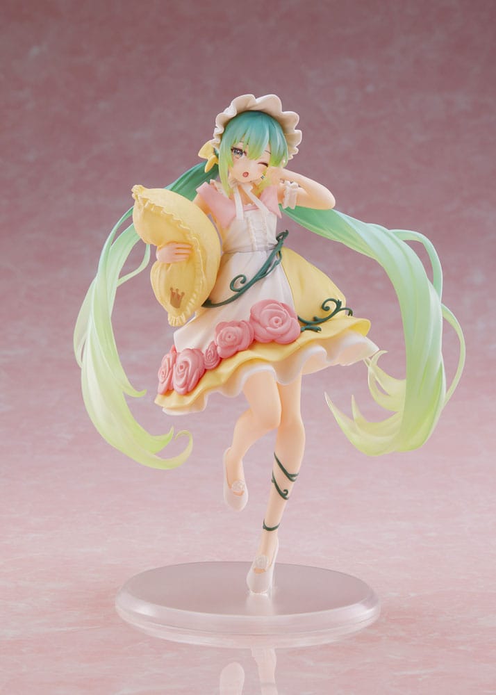 IN STOCK Hatsune Miku PVC Statue Hatsune Miku Wonderland Figure Sleeping Beauty Reissue 18 cm