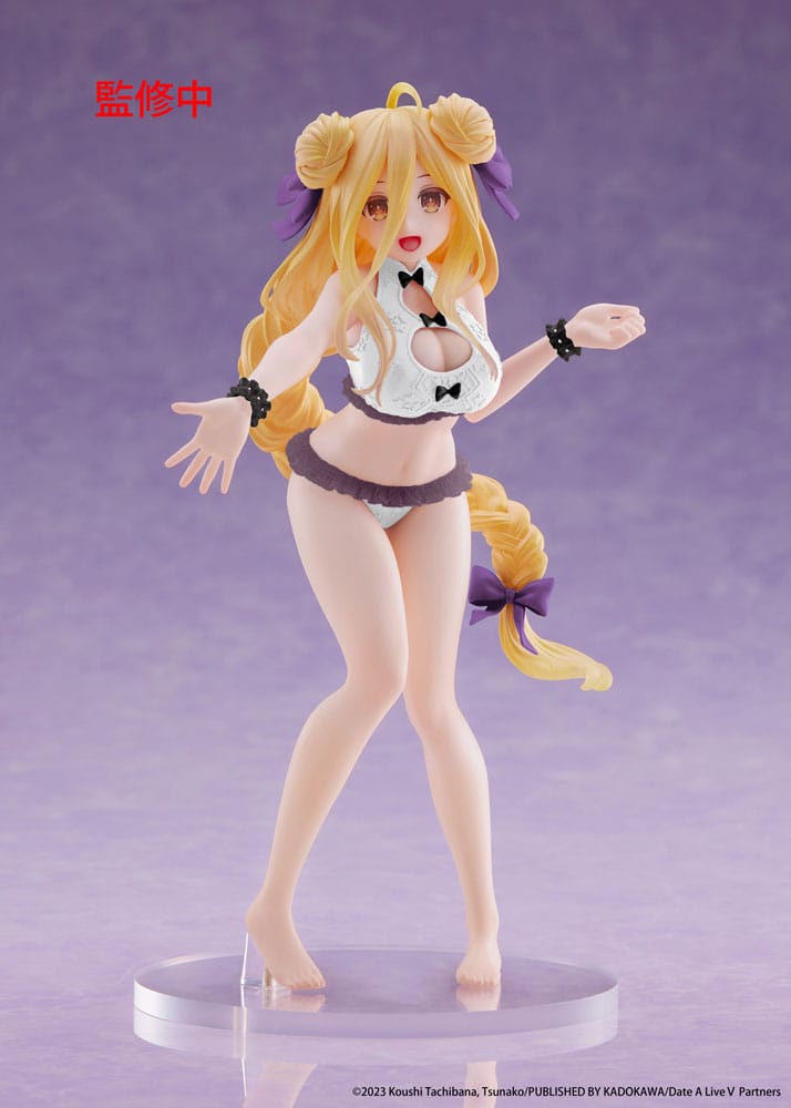 SU ORDINAZIONE Date A Live V Coreful PVC Statue Mukuro Hoshimiya Swimsuit Ver. Renewal 18 cm