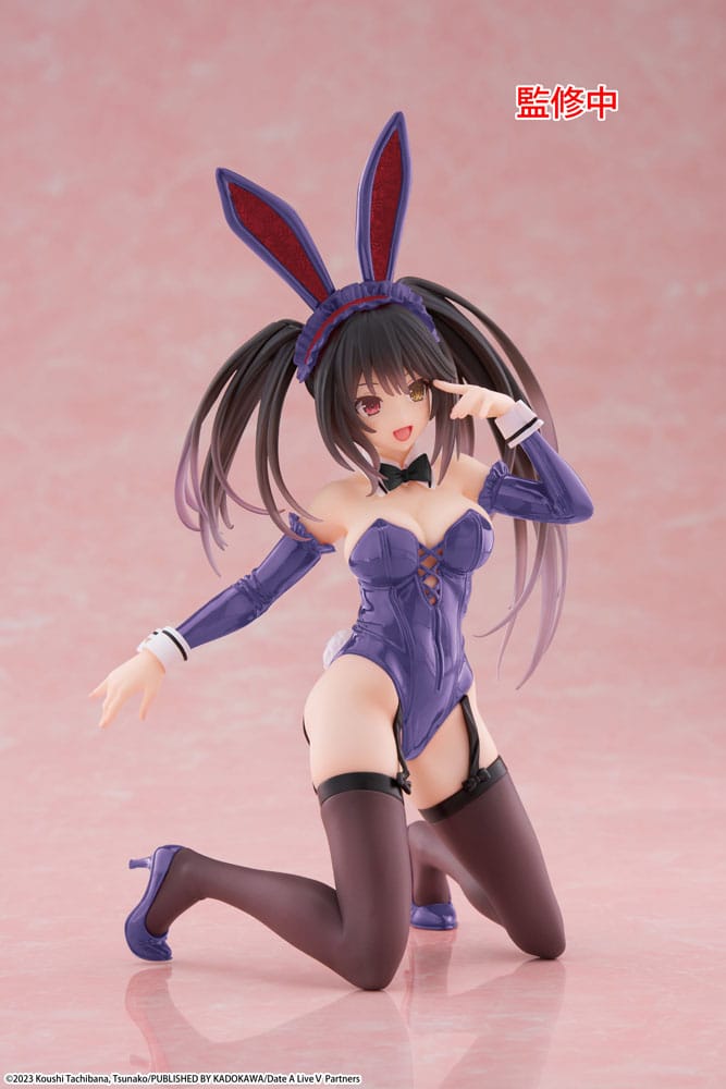 PREORDER+ 03/2026 Date A Live V PVC Statue Desktop Cute Figure Kurumi Tokisaki Bunny Ver. Renewal 13 cm