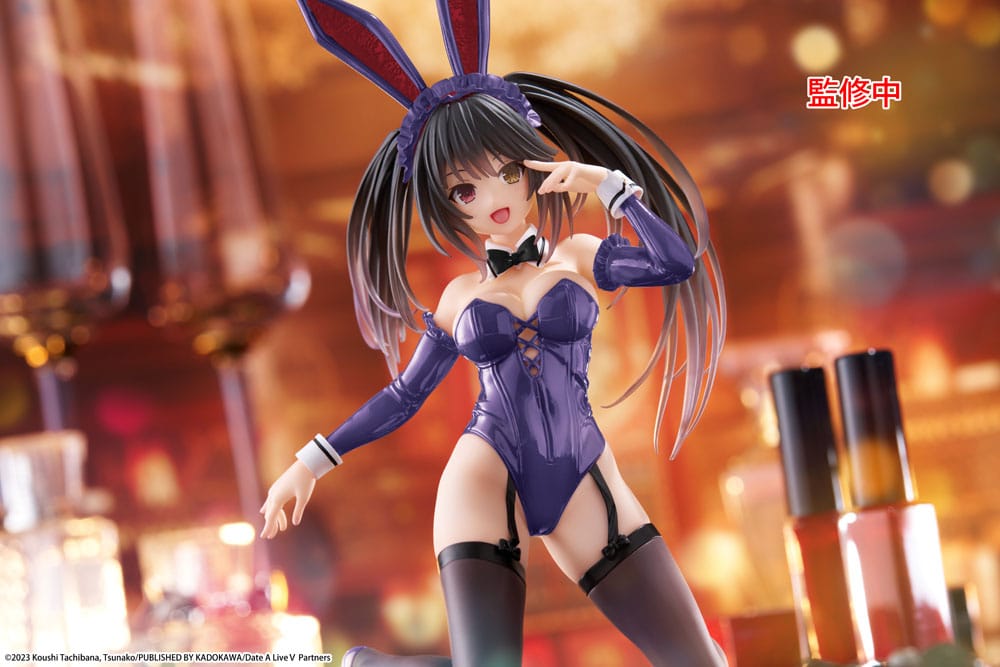 PREORDER+ 03/2026 Date A Live V PVC Statue Desktop Cute Figure Kurumi Tokisaki Bunny Ver. Renewal 13 cm