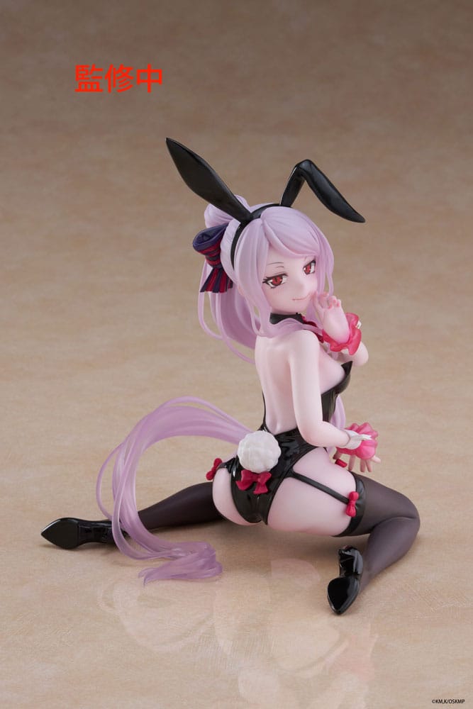 PREORDINE+ 03/2026 Overlord PVC Statue Desktop Cute Figure Shalltear Bunny Ver. 13 cm