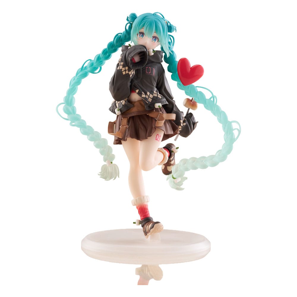 PREORDINE+ 05/2026 Hatsune Miku PVC Statue Hatsune Fashion Outdoor Spring Ver. 18 cm