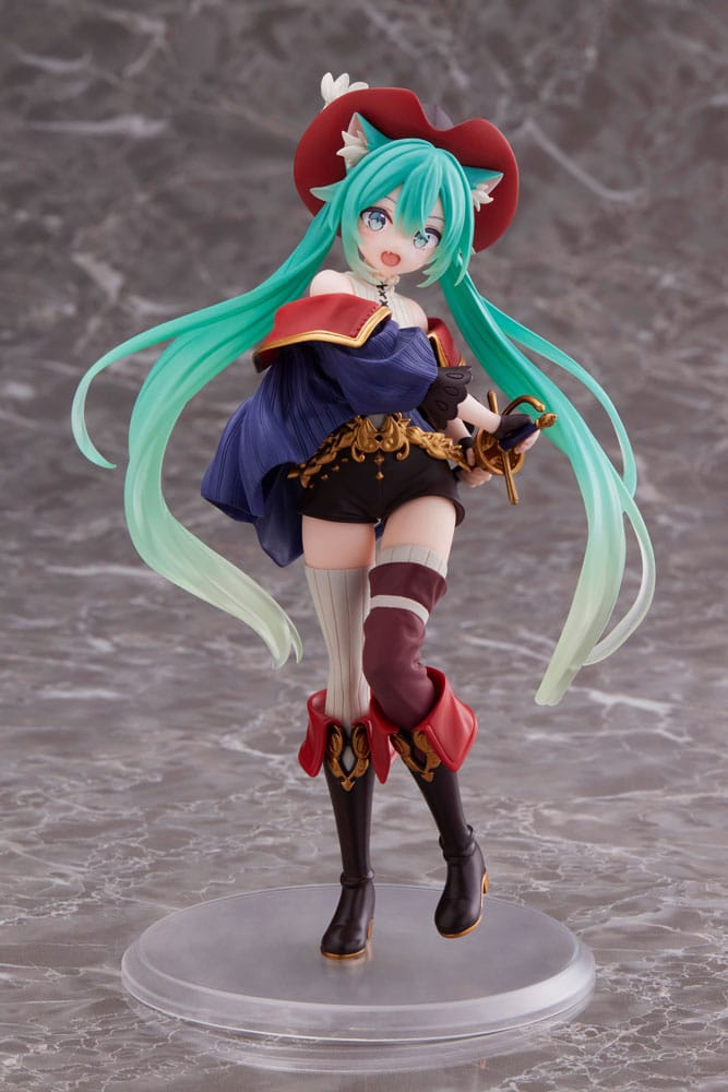 PREORDINE+ 04/2026 Hatsune Miku PVC Statue Hatsune Miku Wonderland Puss in Boots 18 cm