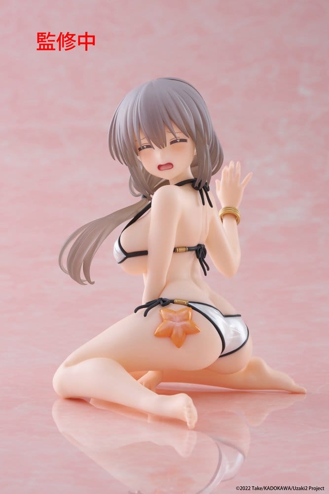 SU ORDINAZIONE Uzaki-chan Wants to Hang Out! PVC Statue Desktop Cute Figure Tsuki Uzaki (Swimwear Ver.) 13 cm
