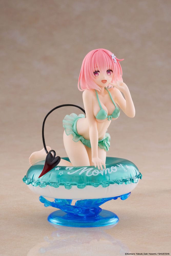 PREORDINE+ 06/2026 To Love-Ru Darkness PVC Statue Aqua Float Girls Darkness Momo 10 cm