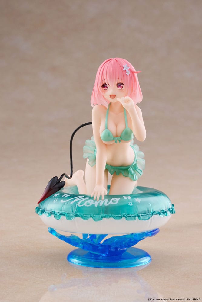 PREORDINE+ 06/2026 To Love-Ru Darkness PVC Statue Aqua Float Girls Darkness Momo 10 cm