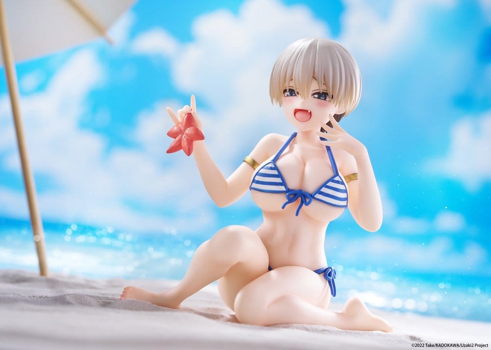 SU ORDINAZIONE Uzaki-chan Wants to Hang Out! Desktop Cute PVC Figure Hana Uzaki (Swim wear Ver.) 13 cm
