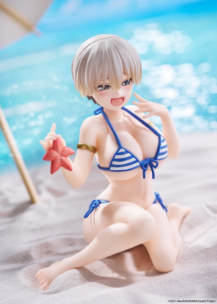 SU ORDINAZIONE Uzaki-chan Wants to Hang Out! Desktop Cute PVC Figure Hana Uzaki (Swim wear Ver.) 13 cm
