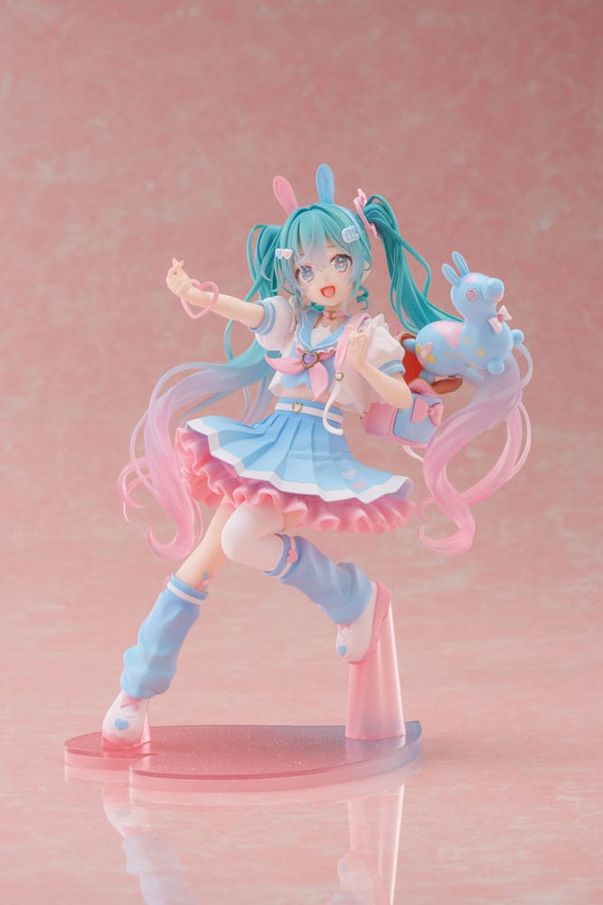 SU ORDINAZIONE Hatsune Miku x RODY Newly Written Taito Kuji Online PVC Statue Hatsune Miku 18 cm ESAURITO