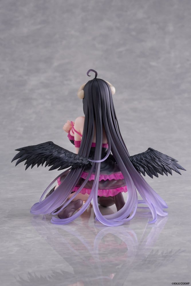 SU ORDINAZIONE Overlord Desktop Cute PVC Figure Albedo (Negligee ver.) 13 cm