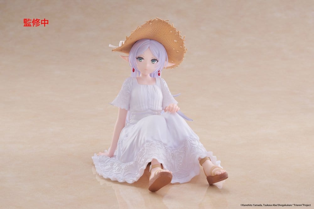 PREORDINE+ 07/2026 Frieren: Beyond Journey's End PVC Statue Desktop Cute Figure Frieren Summer Dress Ver. 13 cm