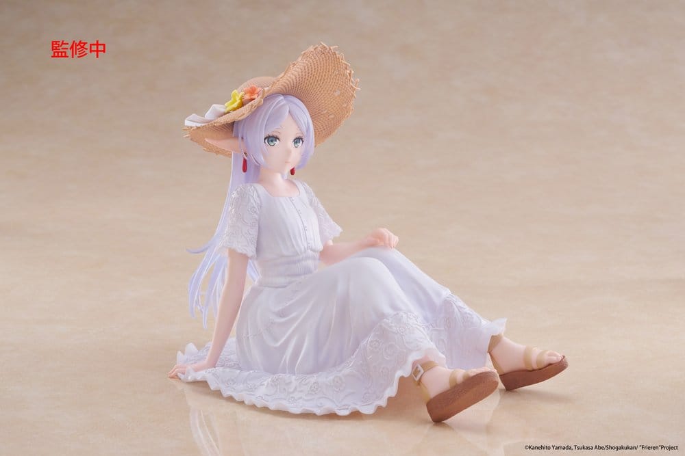 PREORDINE+ 07/2026 Frieren: Beyond Journey's End PVC Statue Desktop Cute Figure Frieren Summer Dress Ver. 13 cm