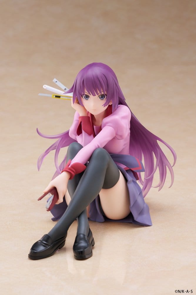 PREORDINE+ 09/2026 Monogatari PVC Statue Desktop Cute Figure Hitagi Senjougahara 13 cm