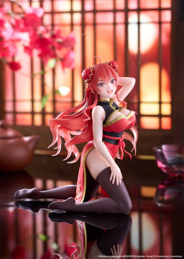 PREORDINE+ 03/2027 Mushoku Tensei: Jobless Reincarnation Desktop Cute PVC Figure Eris Greyrat (Chinese Dress Ver.) 13 cm