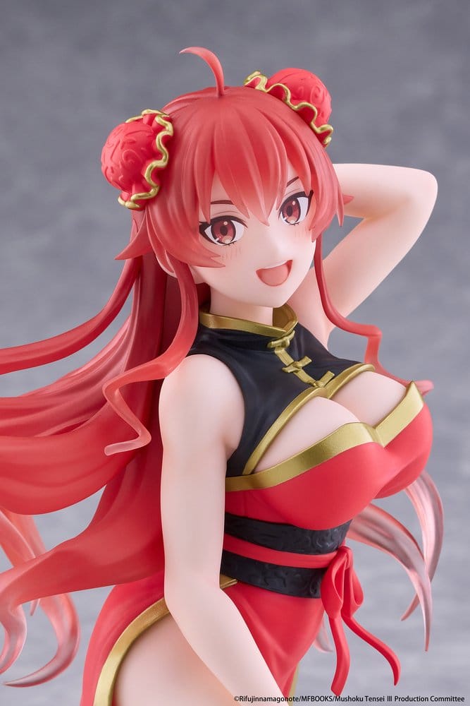PREORDINE+ 03/2027 Mushoku Tensei: Jobless Reincarnation Desktop Cute PVC Figure Eris Greyrat (Chinese Dress Ver.) 13 cm
