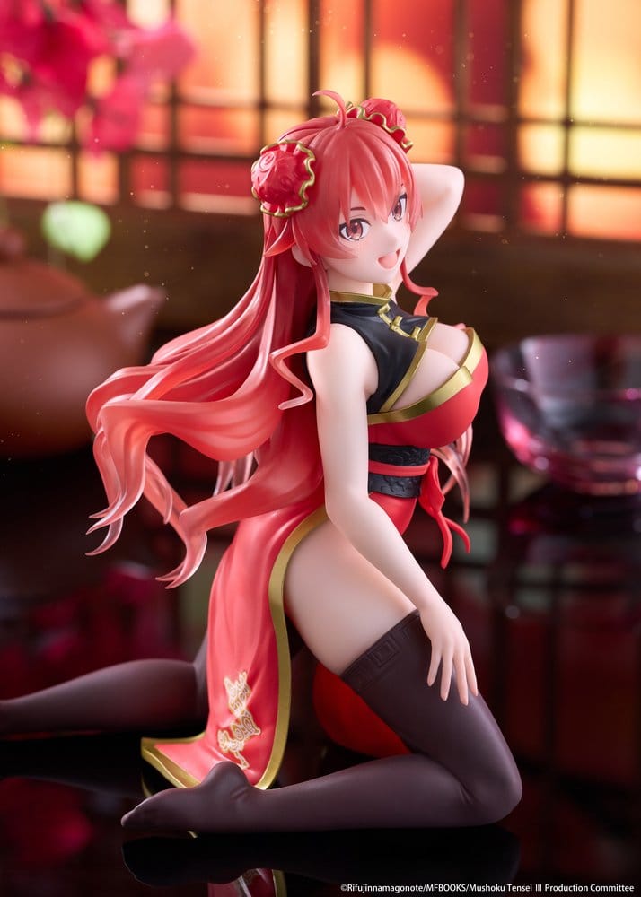 PREORDINE+ 03/2027 Mushoku Tensei: Jobless Reincarnation Desktop Cute PVC Figure Eris Greyrat (Chinese Dress Ver.) 13 cm