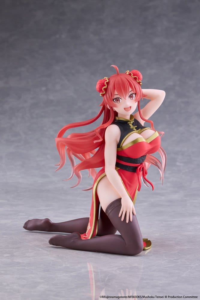 PREORDINE+ 03/2027 Mushoku Tensei: Jobless Reincarnation Desktop Cute PVC Figure Eris Greyrat (Chinese Dress Ver.) 13 cm