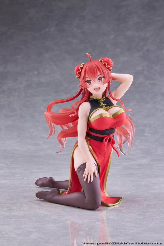 PREORDINE+ 03/2027 Mushoku Tensei: Jobless Reincarnation Desktop Cute PVC Figure Eris Greyrat (Chinese Dress Ver.) 13 cm