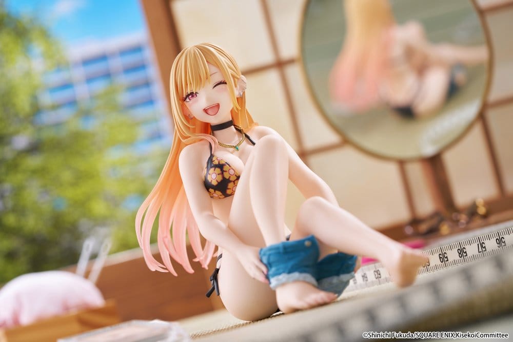PREORDINE+ 02/2027 My Dress-Up Darling Desktop Cute PVC Figure Marin Kitagawa (Measured Swimsuit Ver.) Reissue 13 cm