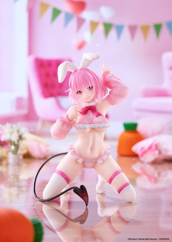 PREORDINE+ 03/2027 To Love-Ru Darkness MOFLOCK PVC Figure Momo (Fluffy Bunny Ver.) 13 cm