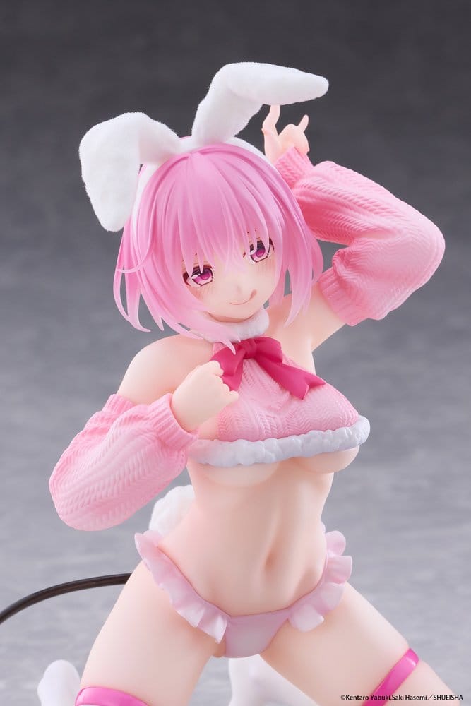PREORDINE+ 03/2027 To Love-Ru Darkness MOFLOCK PVC Figure Momo (Fluffy Bunny Ver.) 13 cm
