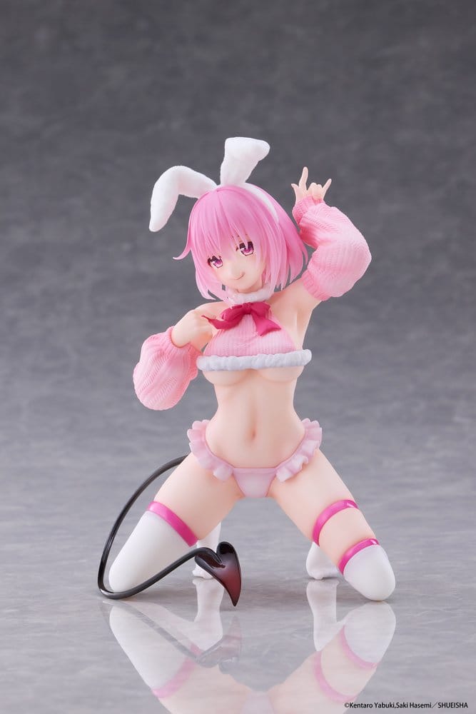 PREORDINE+ 03/2027 To Love-Ru Darkness MOFLOCK PVC Figure Momo (Fluffy Bunny Ver.) 13 cm