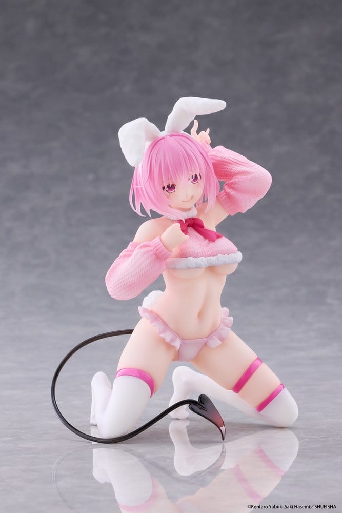 PREORDINE+ 03/2027 To Love-Ru Darkness MOFLOCK PVC Figure Momo (Fluffy Bunny Ver.) 13 cm