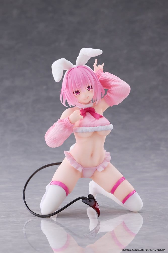 PREORDINE+ 03/2027 To Love-Ru Darkness MOFLOCK PVC Figure Momo (Fluffy Bunny Ver.) 13 cm