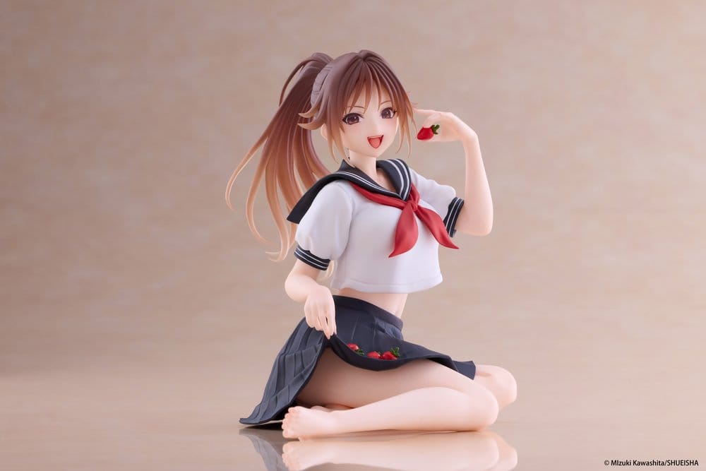 PREORDINE+ 03/2027 Strawberry 100% Desktop Cute PVC Figure Satsuki Kitaoji (School uniform Ver.) 18 cm