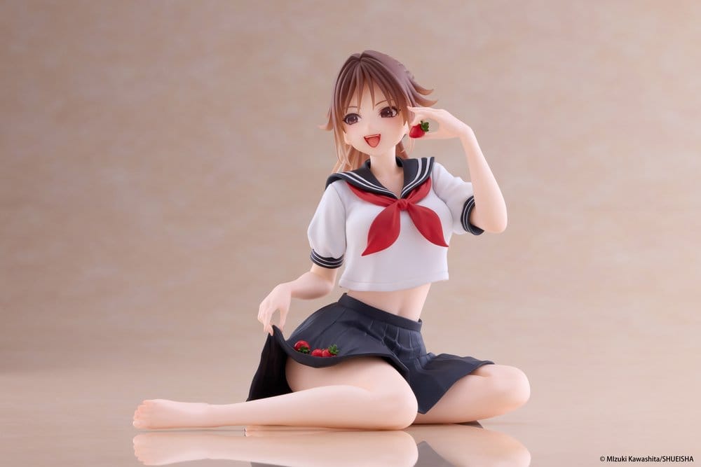 PREORDINE+ 03/2027 Strawberry 100% Desktop Cute PVC Figure Satsuki Kitaoji (School uniform Ver.) 18 cm