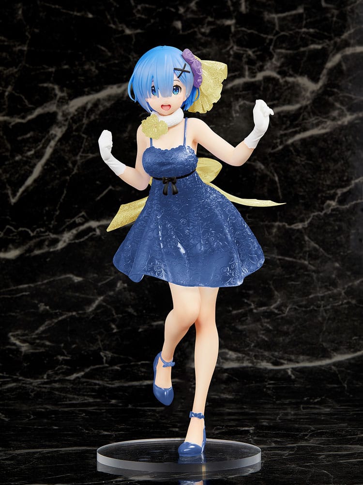 PREORDINE ESAURITO Re:Zero Precious PVC Statue Rem Clear Dress Ver. Renewal Edition 23 cm (H)