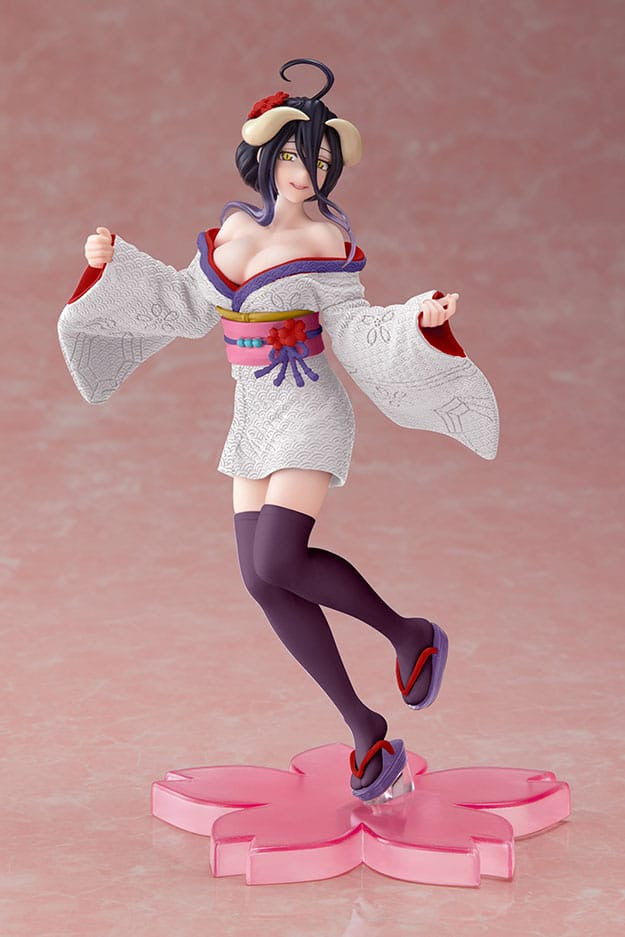 PREORDINE ESAURITO Overlord IV Coreful PVC Statue Albedo Sakura Kimono Ver. Renewal Edition 20 cm (PREORD. SECONDA CHANCE)