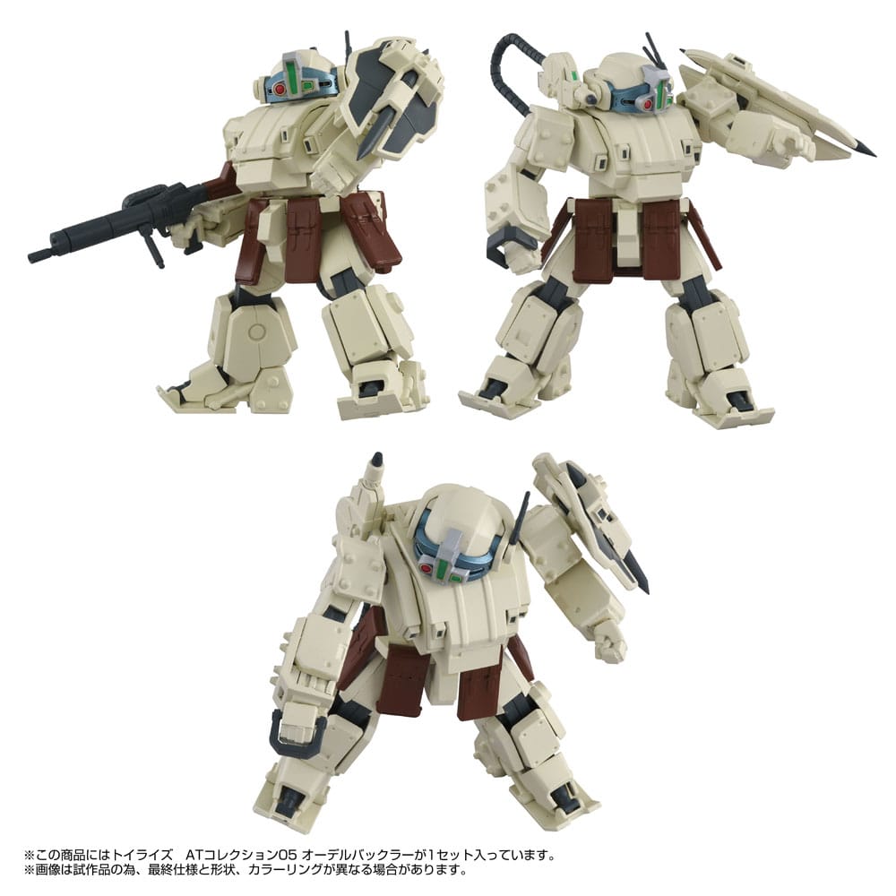 🧪 LAB | SU ORDINAZIONE Armored Trooper Votoms Toyrise Action Figure 1/48 AT Collection 05 Odel Buckler 10 cm