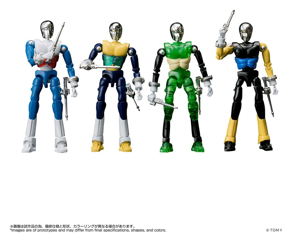 PREORDINE+ 06/2027 Microman Legacysoul Action Figures 4Pack SPYM M14X Set