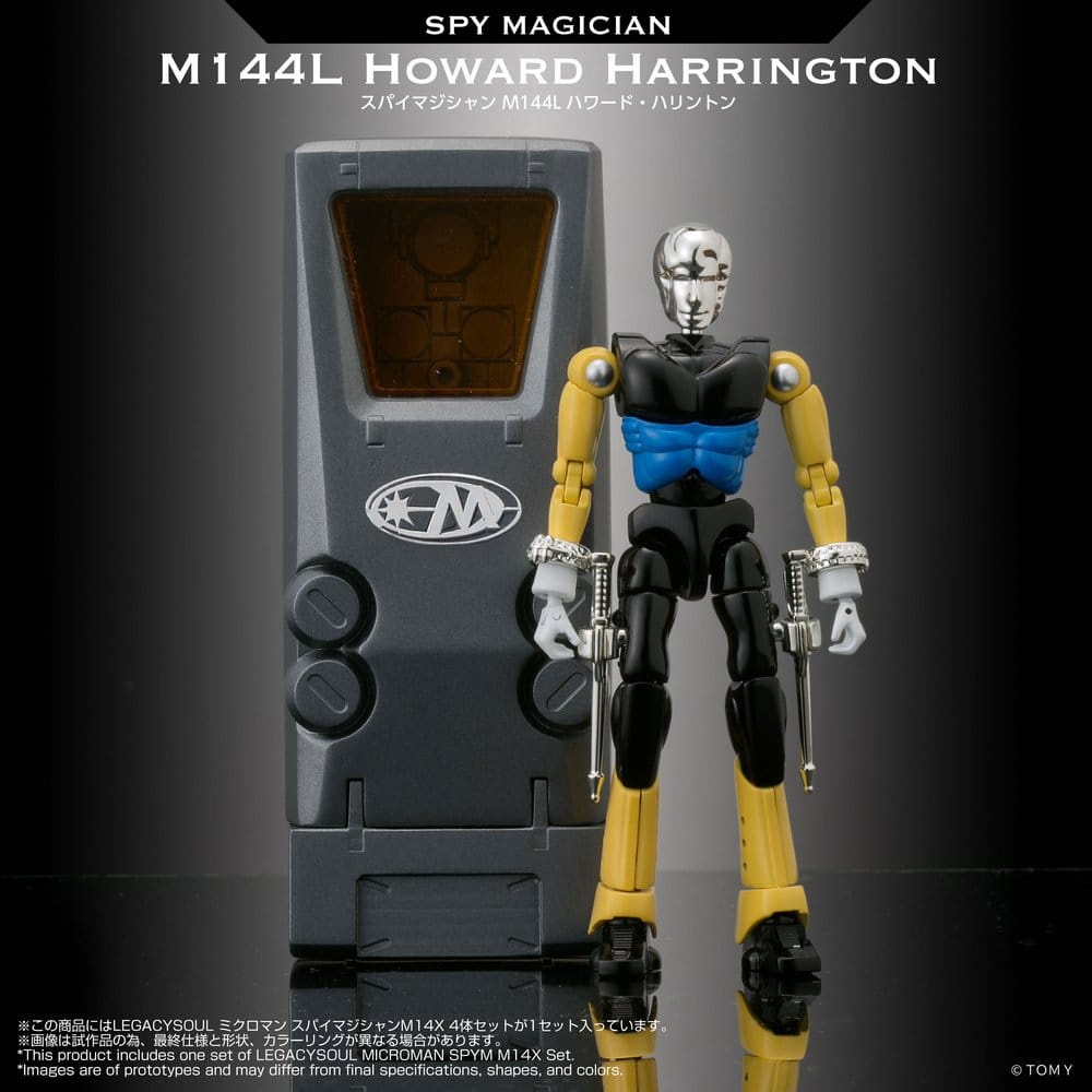 PREORDINE+ 06/2027 Microman Legacysoul Action Figures 4Pack SPYM M14X Set