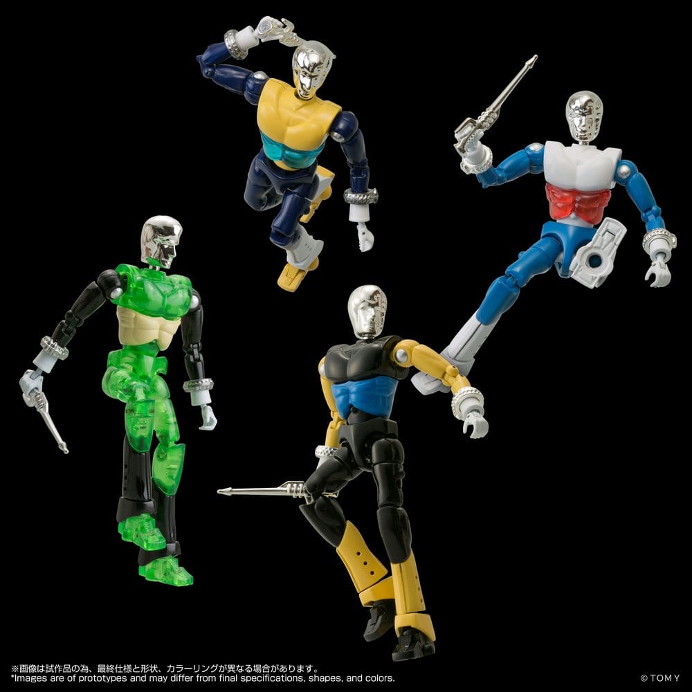 PREORDINE+ 06/2027 Microman Legacysoul Action Figures 4Pack SPYM M14X Set