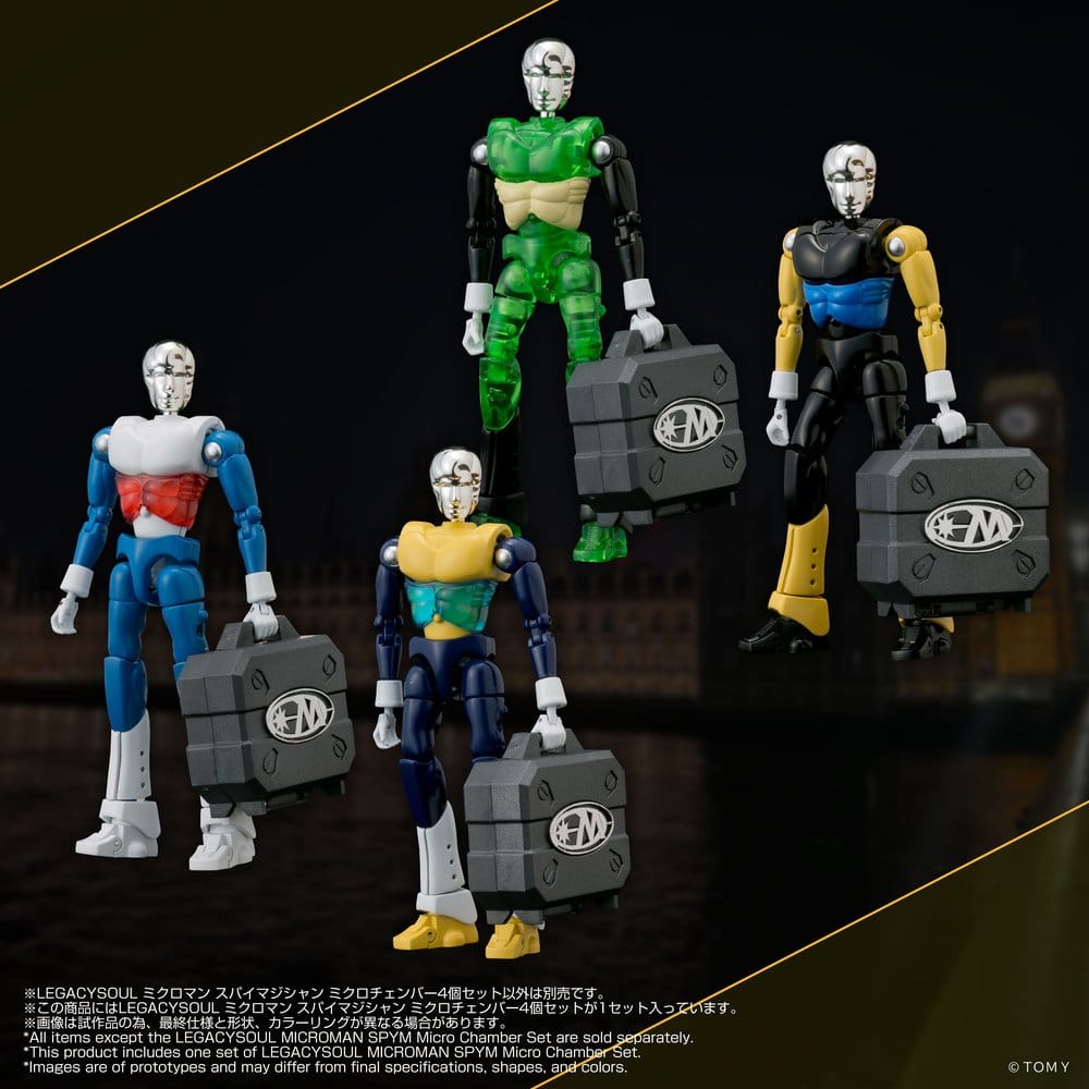 PREORDINE+ 06/2027 Microman Legacysoul Action Figure Parts SPYM Micro Chamber Set
